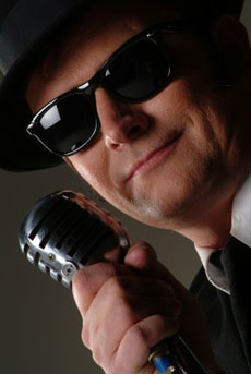 Mike as a Blues Brother